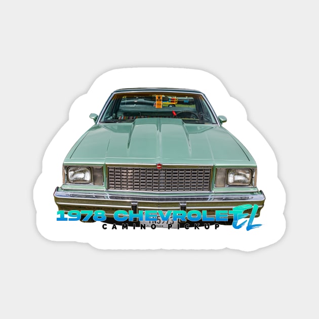 1978 Chevrolet El Camino Pickup Magnet by Gestalt Imagery