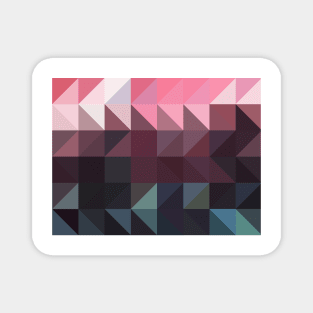 Cubist Checkerboard Magnet