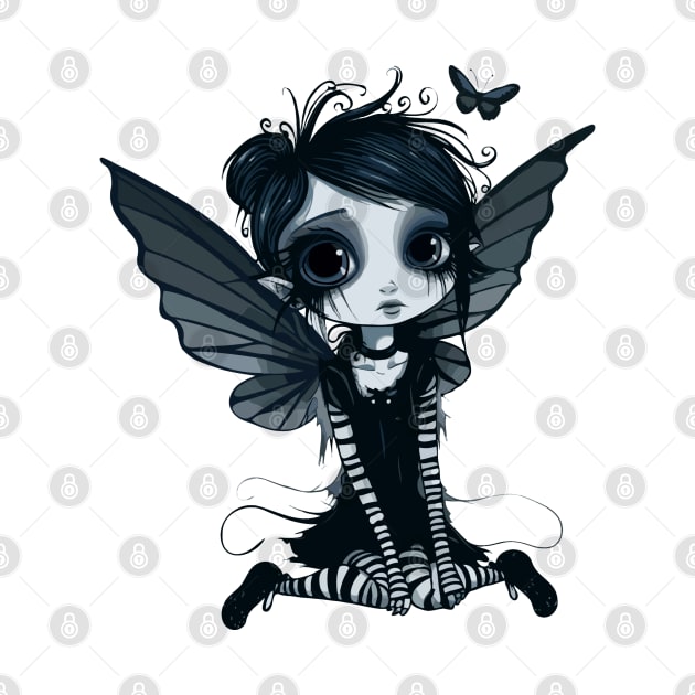 goth fairy by Tiny crafty aliens