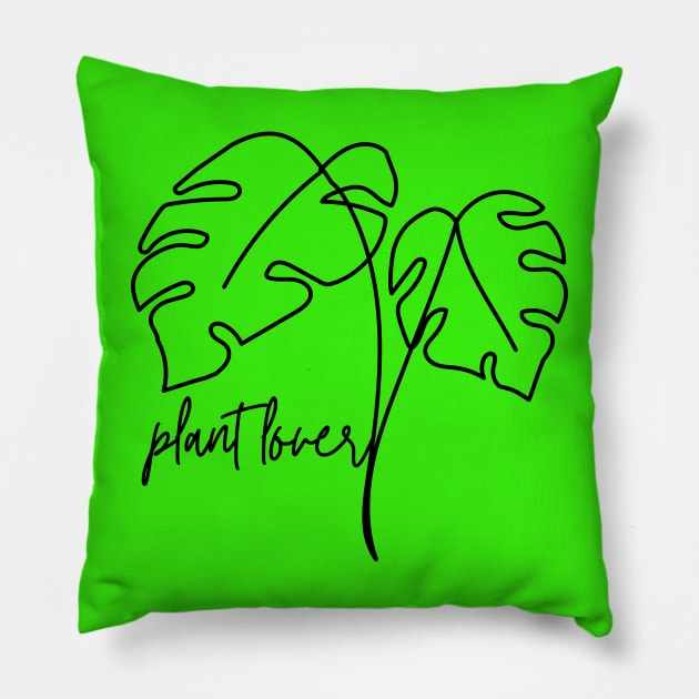 Plant Lover Pillow by capesandrollerskates 