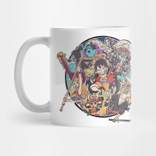 Ceramic Mugs Tableware, One Piece Cartoon Mug, One Piece Table