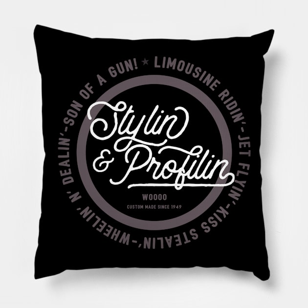 Stylin' & Profilin' Pillow by FITmedia