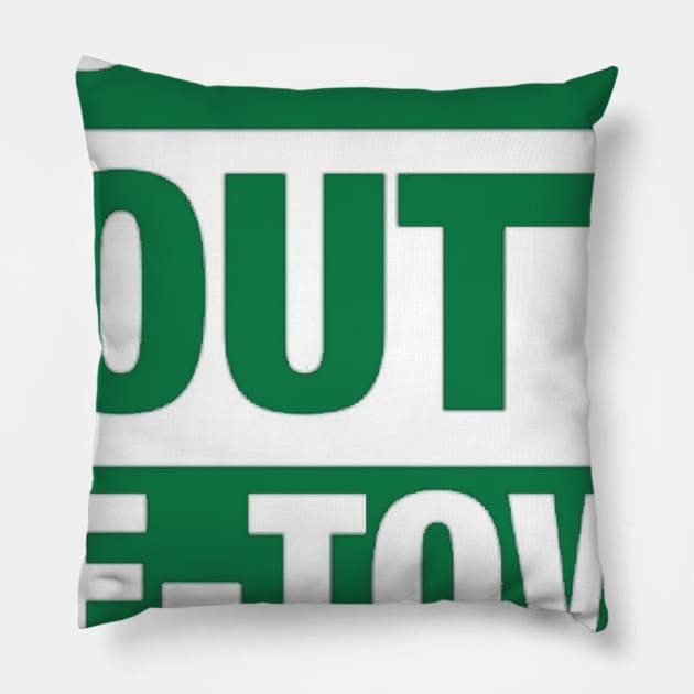 Straight Outta E-Town (Emmett) Pillow by KTEstore