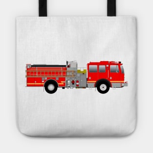 Red Fire Engine (with yellow stripe) Tote