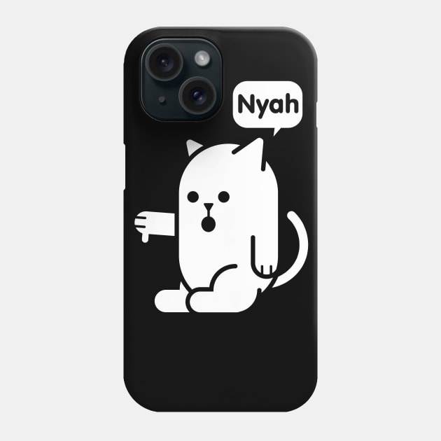 Cat Of Disapproval Nyah Kitty Phone Case by BlackRavenOath