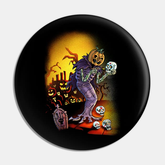 Halloween Spirit Pin by Rubtox