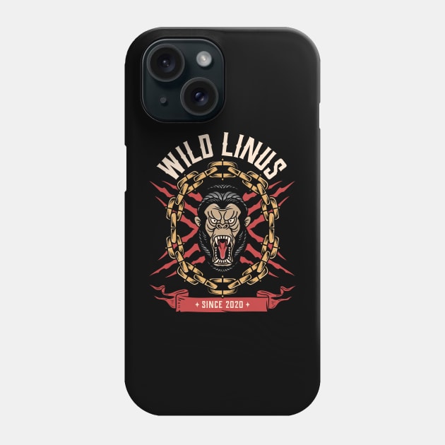 Screaming Ape Phone Case by Wild Linus Design