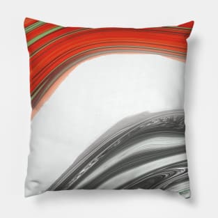 Summer Vibes Marble Waves Pillow