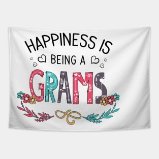 Happiness Is Being A Grams Wildflowers Valentines Mothers Day Tapestry