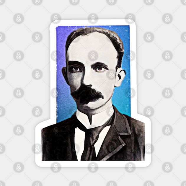 Cuban Poet José Martí illustration Magnet by Litstoy 