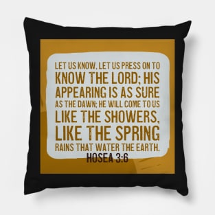 Hosea 3:6 Pillow