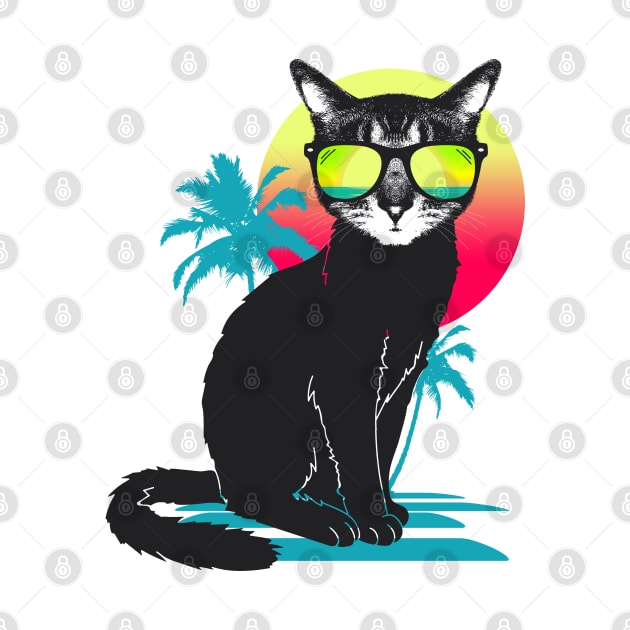 Cool Summer Cat by clingcling