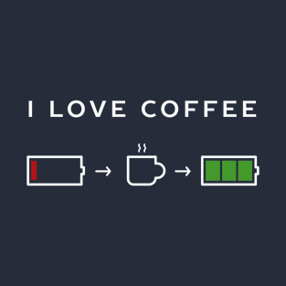 I love coffee caffeine lover T-Shirt