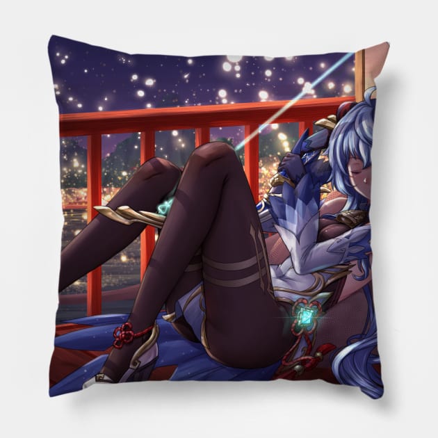 Ganyu Pillow by ADSouto