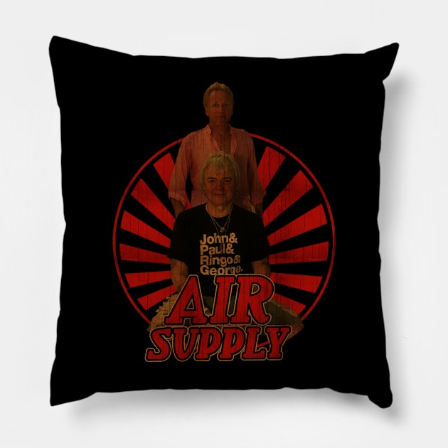 Retro Vintage 80s Air Supply Pillow by Electric Tone