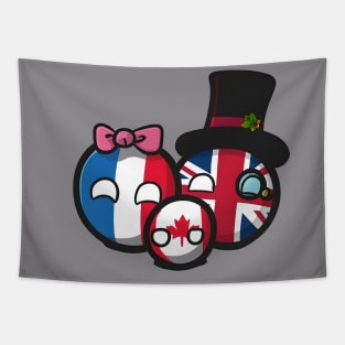 Polandball Countryball England France Canada Christmas gift Tapestry