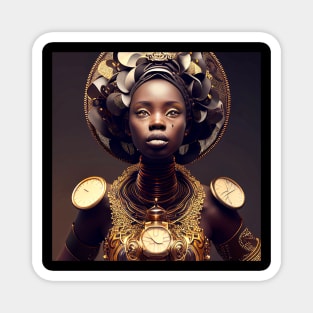 Afro Futuristic Zodiac-Libra Magnet