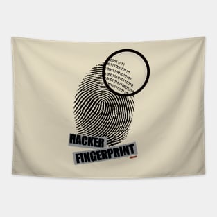 Hacker fingerprint Tapestry