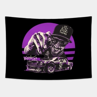 Ken Block purple Tapestry