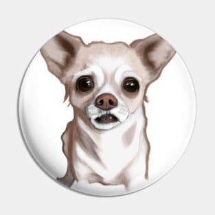 Cute Chihuahua Drawing Pin