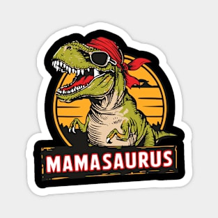 Mamasaurus T Rex Dinosaur Mama Saurus Family Matching Magnet