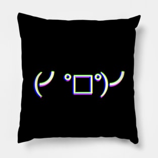 Kaomoji -Angry Flip Pillow