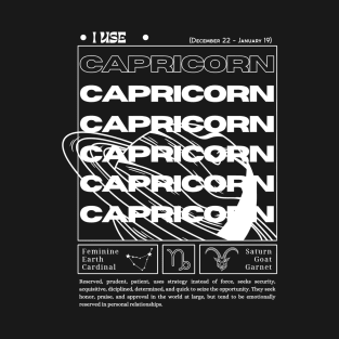 Capricorn Zodiac sign T-Shirt