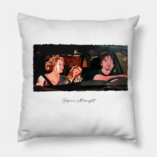 BEFORE MIDNIGHT ILLUSTRATION Pillow