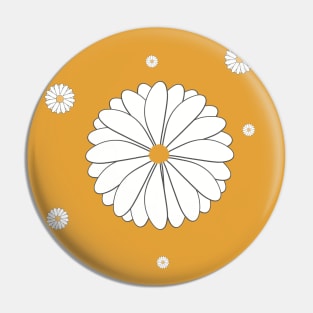 Chamomile flowers Pin