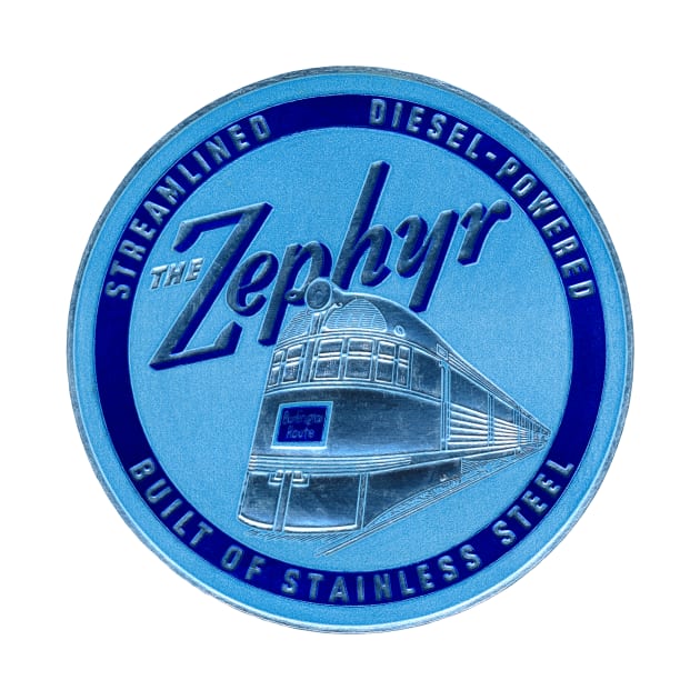 1934 The Zephyr Passenger Train by historicimage