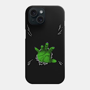 Hand threw the stomach costume Phone Case