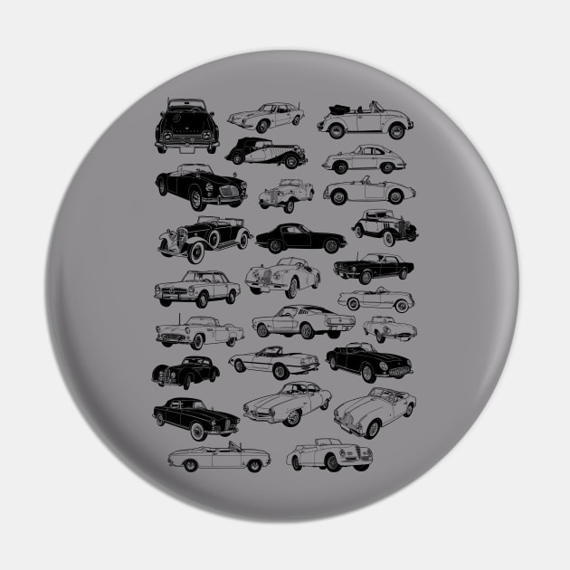 Vintage Cars Pin by workshop71