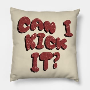 Can I kick it Charlie brown Pillow