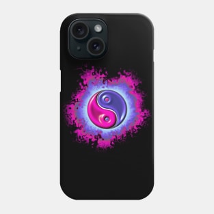 pink yin yang fire design Phone Case