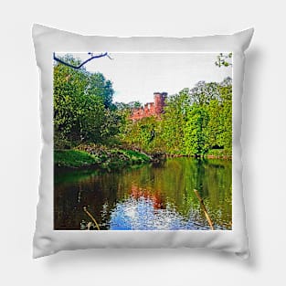 Bothwell Castle illustration Pillow