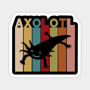 Vintage axolotl motif mexico aquarium lizard Magnet