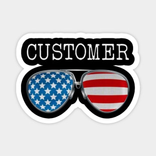 AMERICA PILOT GLASSES CUSTOMER Magnet