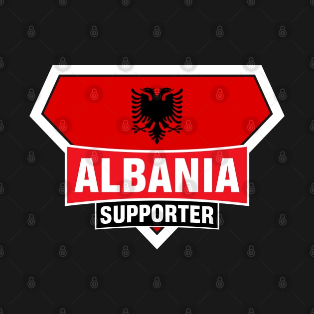 Albania Super Flag Supporter by ASUPERSTORE