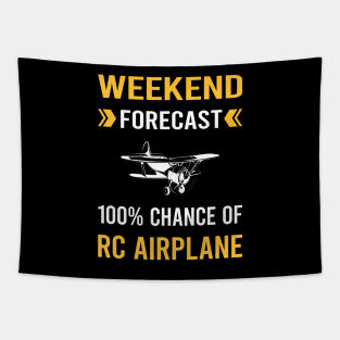 Weekend Forecast RC Airplane Airplanes Plane Planes Tapestry