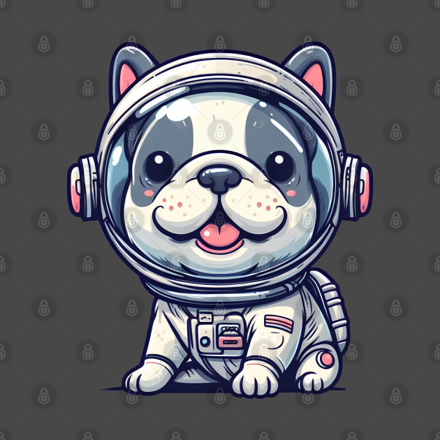 French Bulldog Astronaut by E