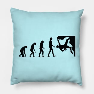 Climbing evolution Pillow