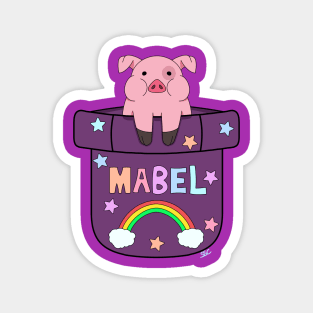 Mabel's Pocket Pig Magnet