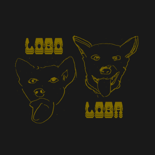 Lobo Loba doodle T-Shirt