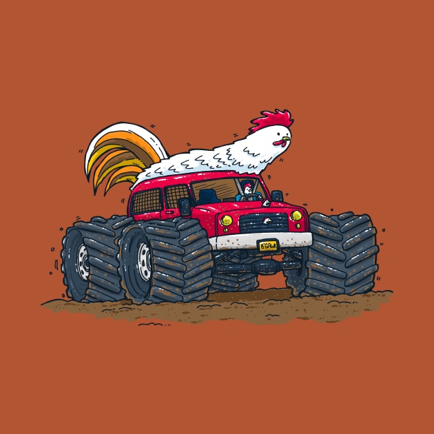 Monster Truck Chicken by nickv47