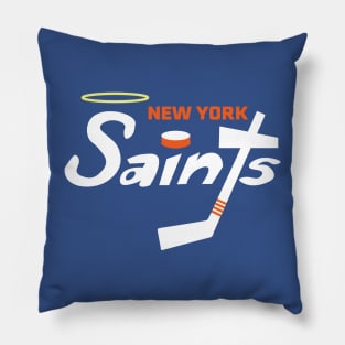 NY Saints Hockey Pillow