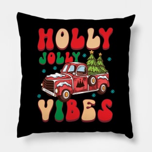 holly jolly Vibes Pillow