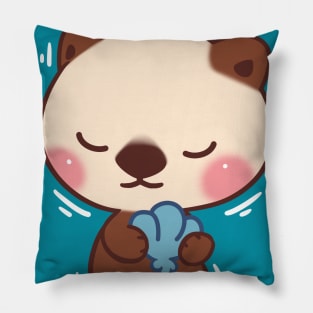 Sleepy Sea Otter Pillow