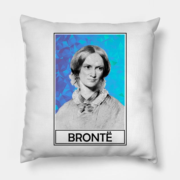 Charlotte Bronte Pillow by TheLiterarian