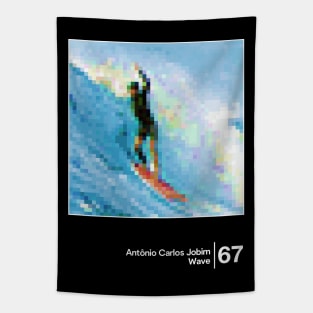 Antonio Carlos Jobim - Wave / Minimal Style Graphic Artwork Design Tapestry