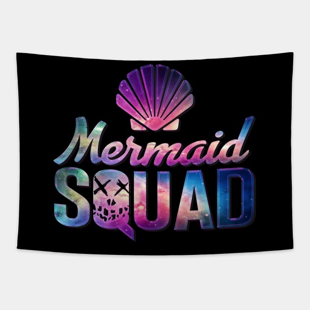 'Mermaid Squad Goals' Amazing Mermaids Gift Tapestry by ourwackyhome